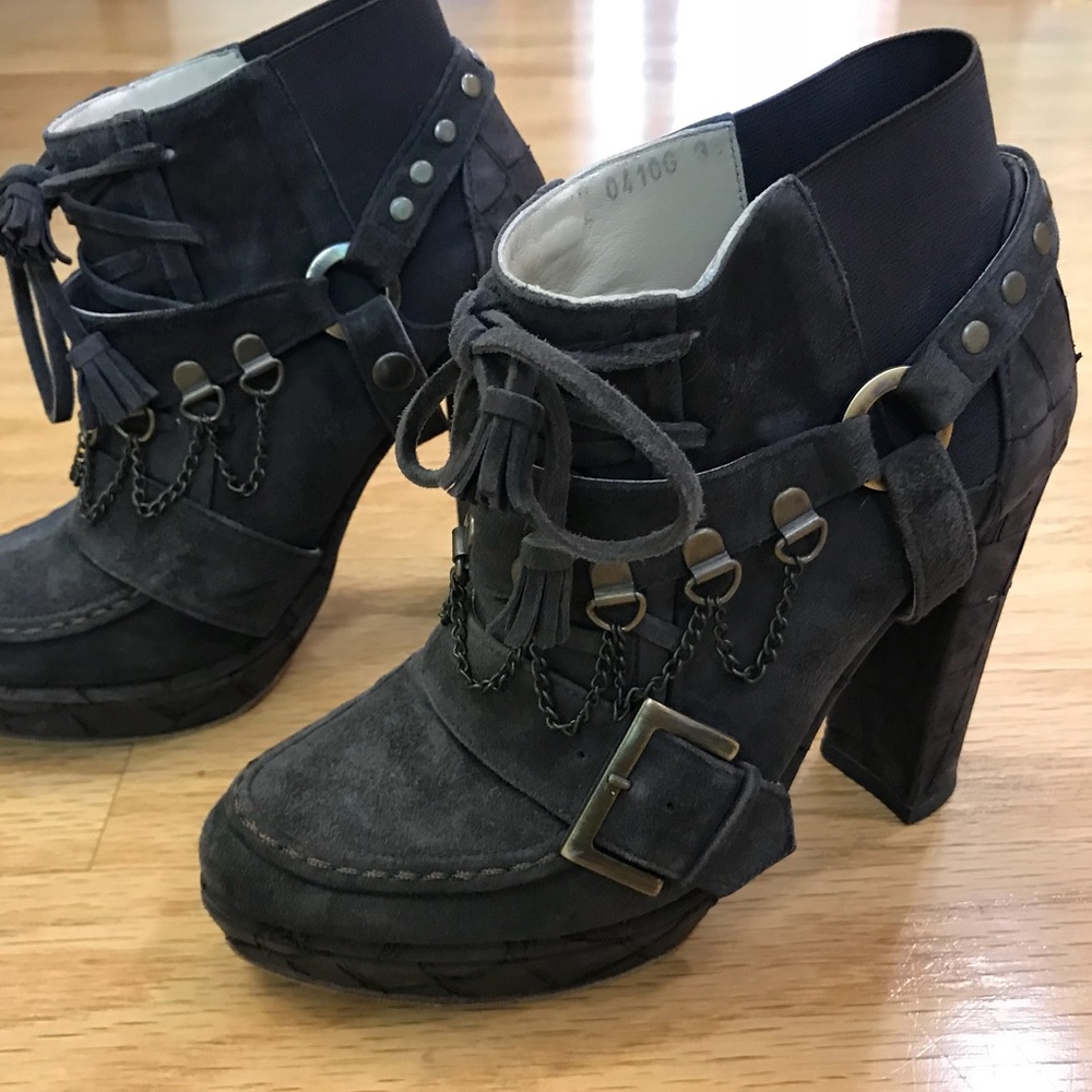 Opening Ceremony Suede Leather Boots